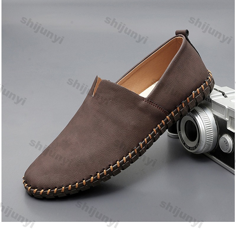 Men'S Shoes Hey Dude - 남성 경량 가죽 신발 봄 가을