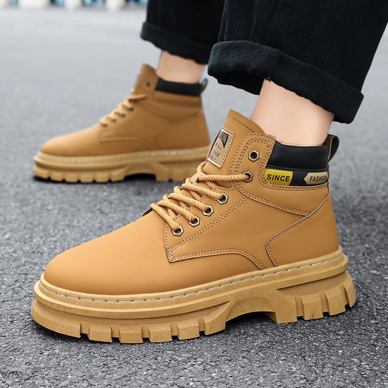 패션 가죽 남성 부츠 겨울용 하이탑 캐주얼 신발 아웃도 - Men'S Shoes Hey Dude 리뷰 및 가격