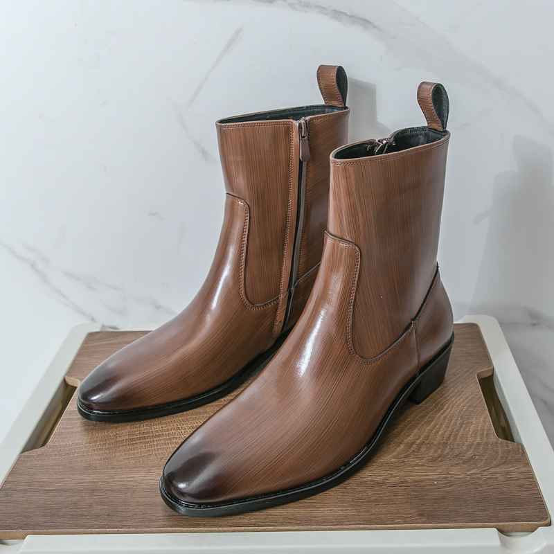 클래식 편안한 앵클 부츠 패션 남성 캐주얼 가죽 첼시  - Men'S Shoes Hoka Sale 리뷰 및 가격