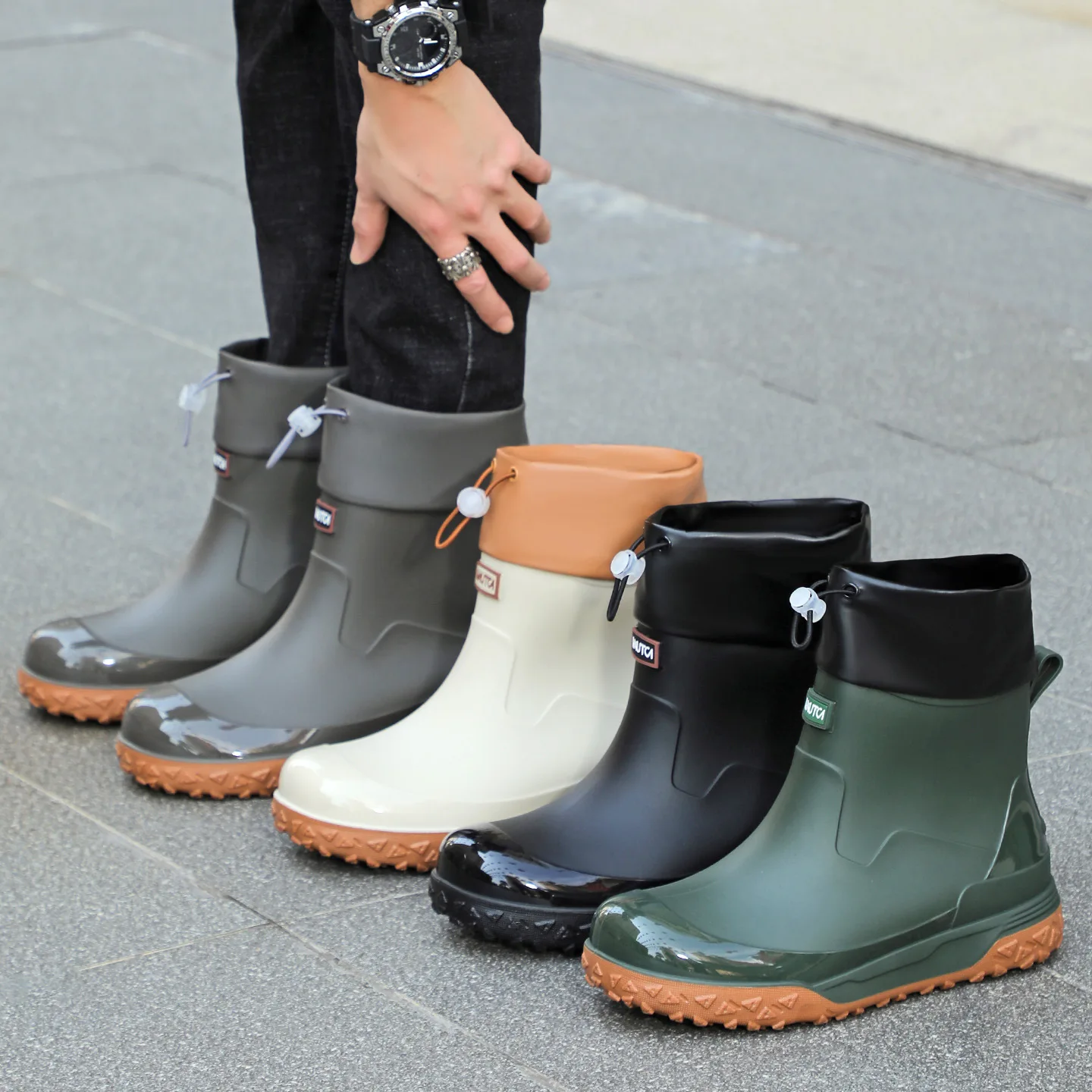 남성용 방수 낚시용 신발, 방수 기능이 있는 장화, 미 - Men'S Shoes Water Resistant 리뷰 및 가격