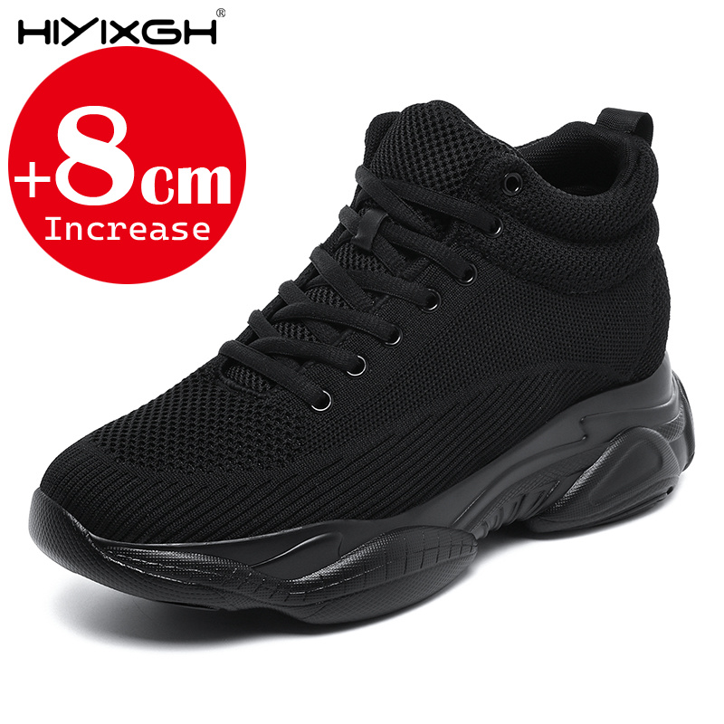 남성 여성 8cm 높이 증가 운동화 메쉬 통기성 하이탑 - Men'S Shoes Increase Height 리뷰 및 가격