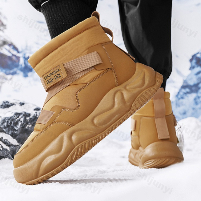 남성용 스노우 부츠 2025 겨울 신상 플러시 두꺼운  - Men'S Shoes Increase Height 리뷰 및 가격