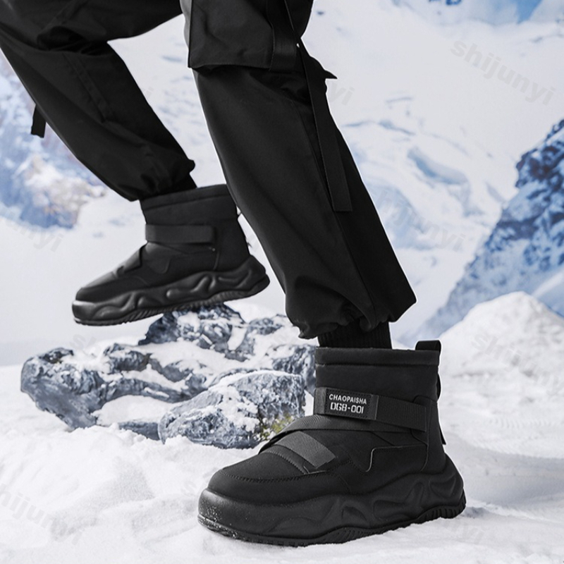남성용 스노우 부츠 2025 겨울 신상 플러시 두꺼운  - Men'S Shoes Increase Height 리뷰 및 가격