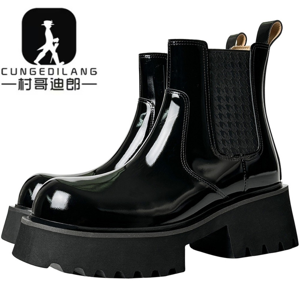 겨울용 남성용 첼시 부츠, 힐이 보이지 않는 남성용 하 - Men'S Shoes Increase Height 리뷰 및 가격