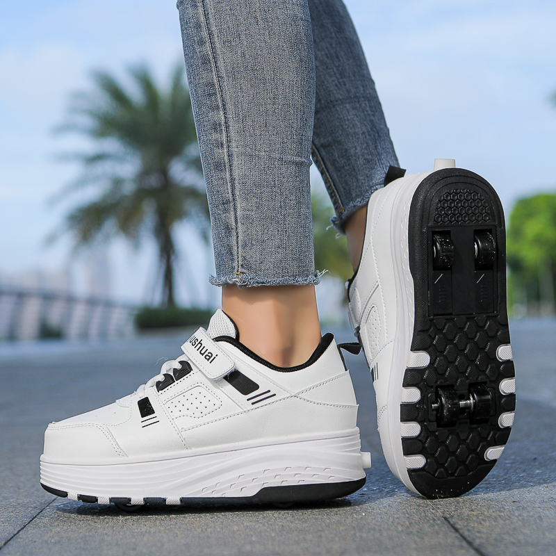 어린이용 4륜 롤러스케이트 신발, 숨겨진 바퀴가 달린  - Men'S Shoes Hoka Sale 리뷰 및 가격
