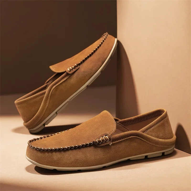 세련된 스웨이드 가죽 남성용 로퍼, 통기성이 좋은 슬립 - Men'S Shoes Hey Dude 리뷰 및 가격