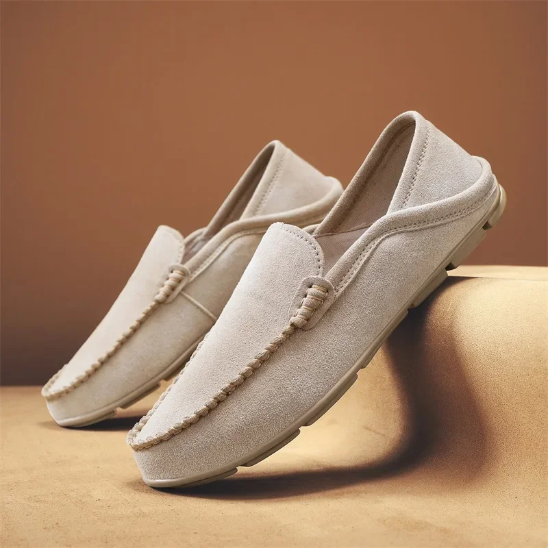 세련된 스웨이드 가죽 남성용 로퍼, 통기성이 좋은 슬립 - Men'S Shoes Hey Dude 리뷰 및 가격