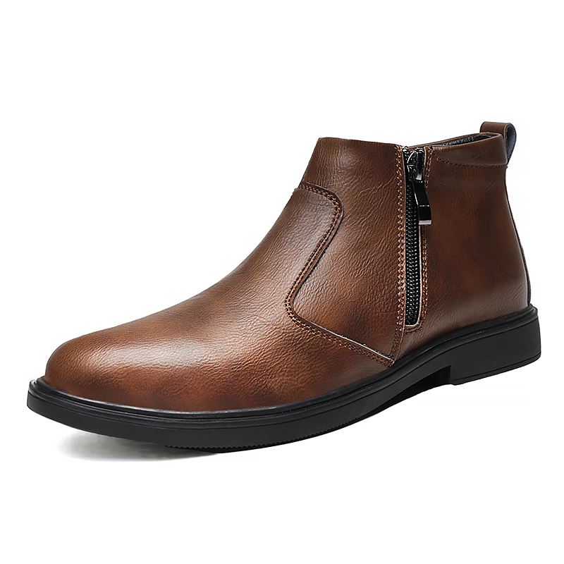 남성용 가을 겨울 신상 하이탑 가죽 신발, 지퍼가 달린 - Men'S Shoes Hoka Sale 리뷰 및 가격