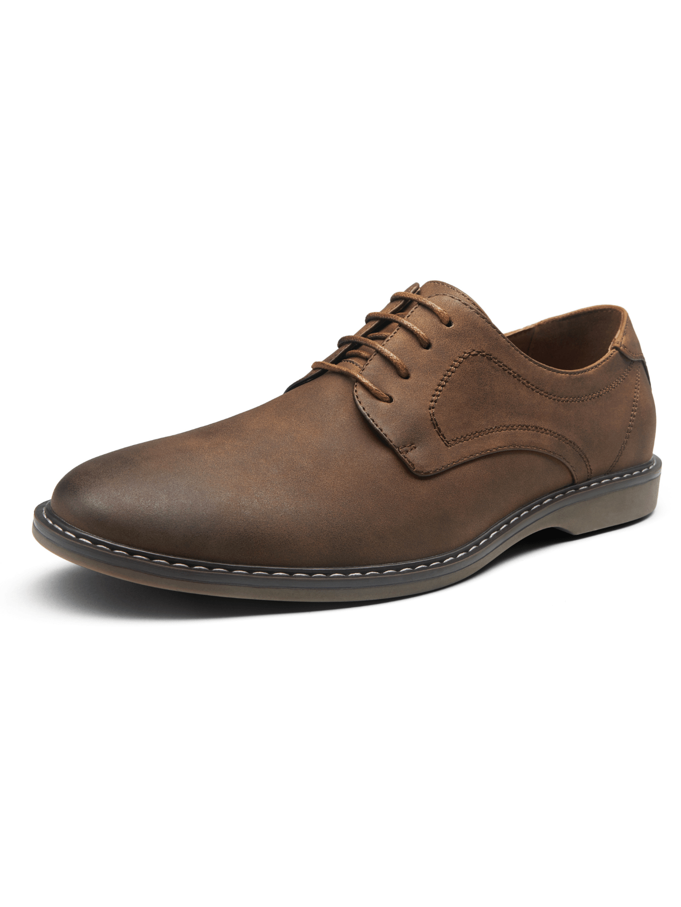 남성용 스웨이드 캐주얼 드레스 슈즈, 갈색 무늬 없는  - Men'S Shoes Smart 리뷰 및 가격