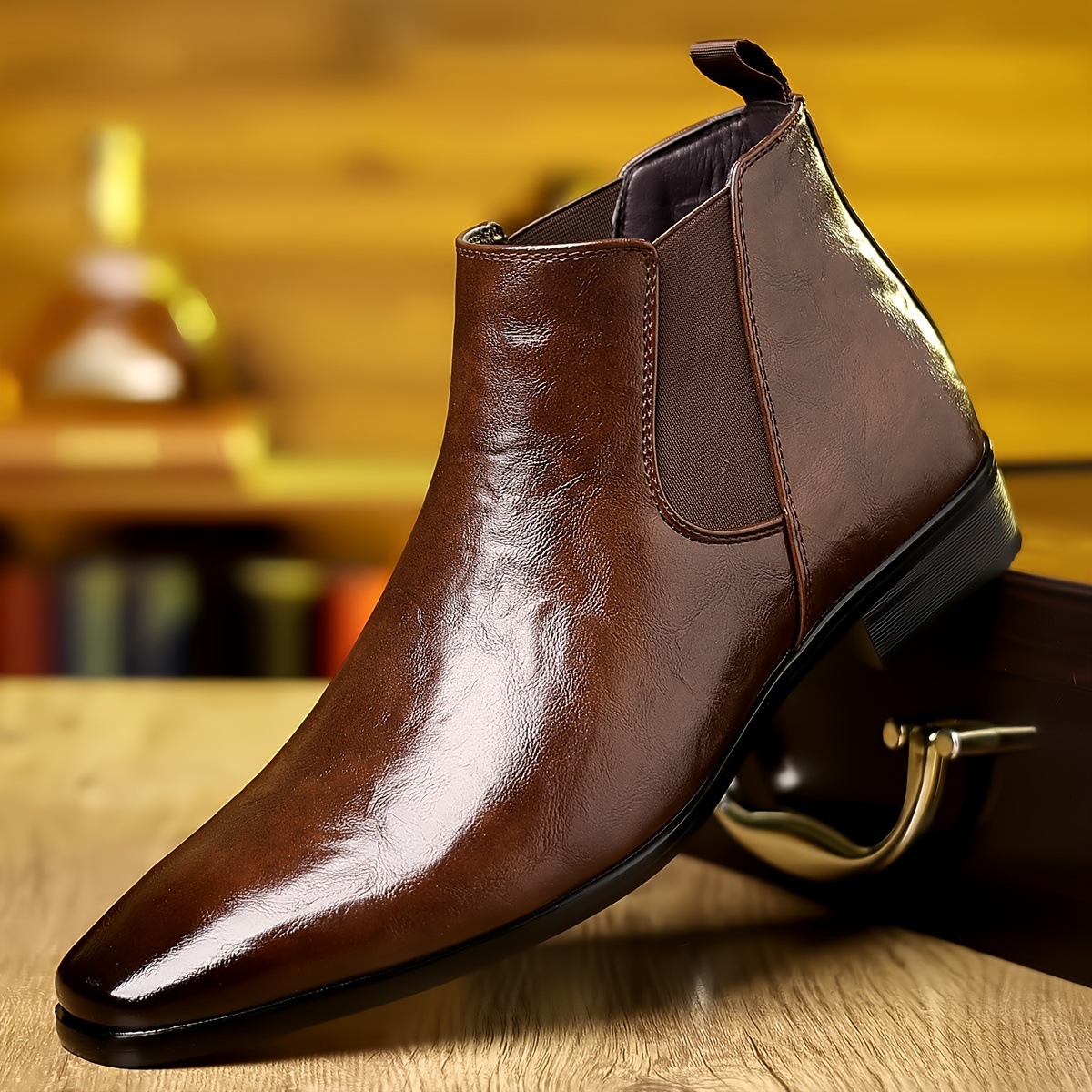 첼시 부츠, 가죽 부츠, 가을용, 편안한 앵클 부츠,  - Men'S Shoes Hey Dude 리뷰 및 가격