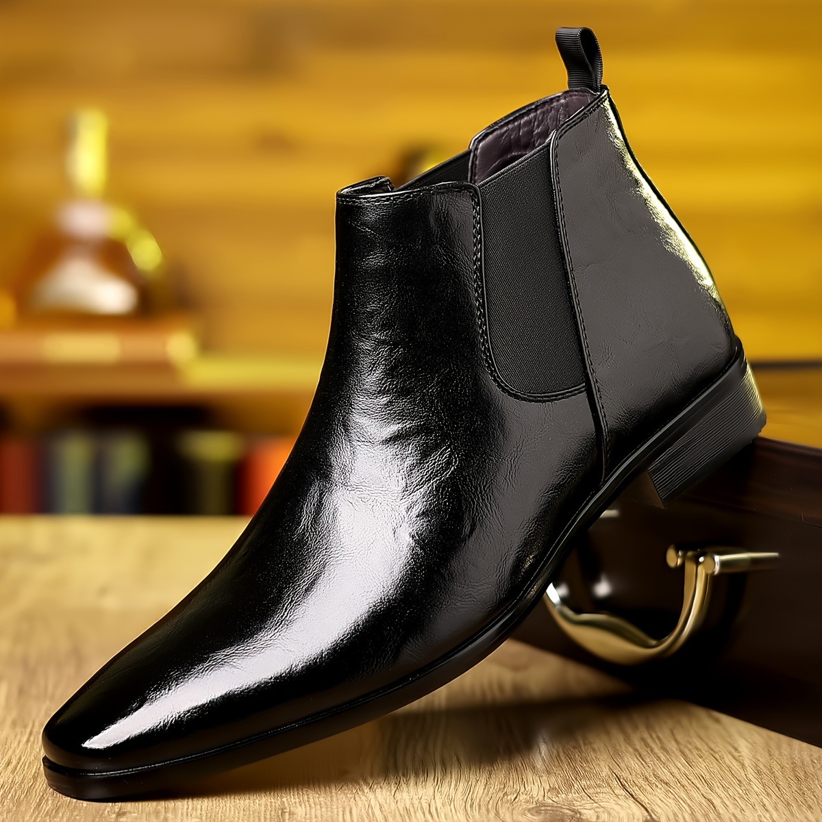 첼시 부츠, 가죽 부츠, 가을용, 편안한 앵클 부츠,  - Men'S Shoes Hey Dude 리뷰 및 가격