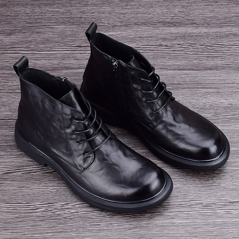 남성용 부츠 앵클 부츠 패션 캐주얼 하이탑 가죽 신발  - Men'S Shoes Hoka Sale 리뷰 및 가격