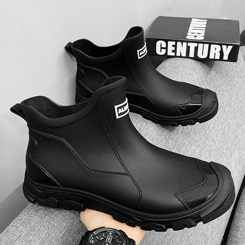 남성용 트렌디한 경량 방수 숏 부츠, 도시형 방수 부츠 - Men'S Shoes Water Resistant 리뷰 및 가격